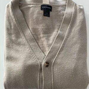 Club Monaco 100% Wool Dove Gray Cardigan